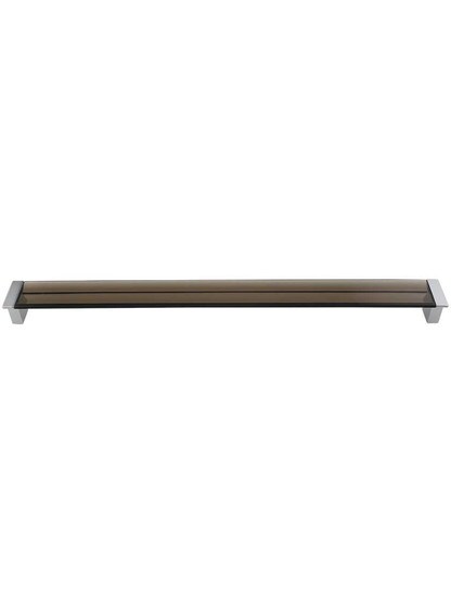 Positano Smoke Acrylic Cabinet Pull - 12 1/2 inch Center-to-Center.